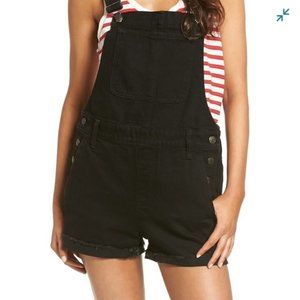 Madewell Adirondack Shorts in Washed Black